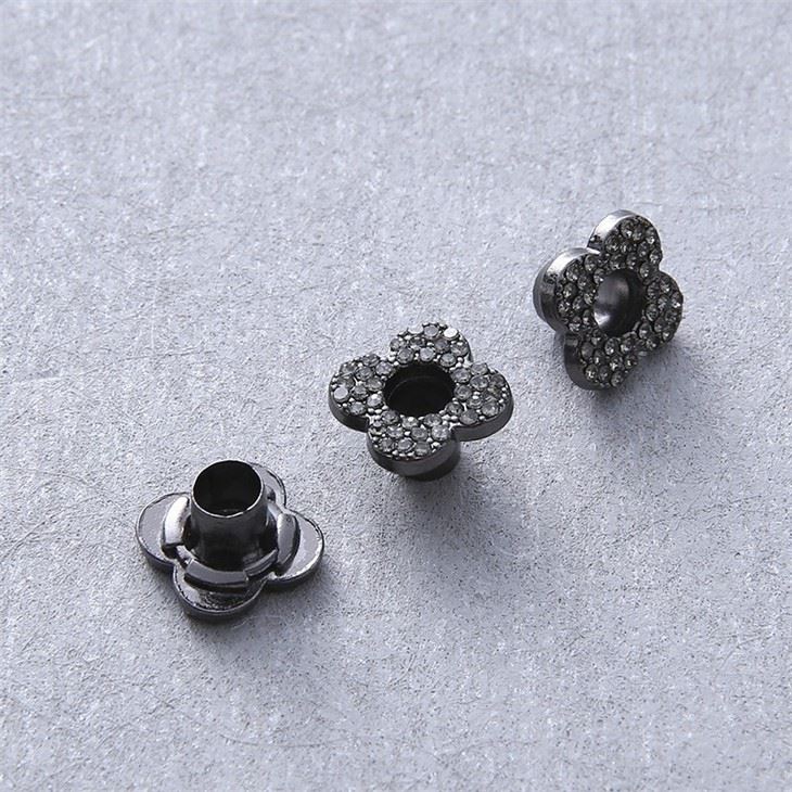 Rhinestone Alloy Metal Garment Brass Eyelet